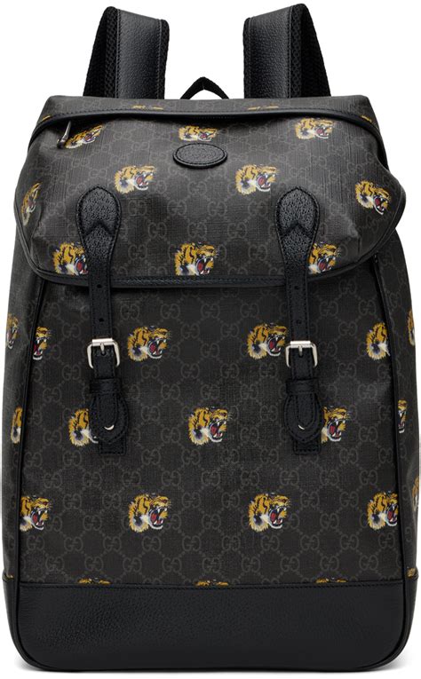 gucci tiger gg backpack|Gucci fanny pack with tiger.